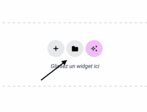 zone ajouter un widget elementor pro